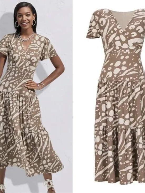 CAbi Dresses & Skirts - CAbi Swoon Dress #6147. Back Cutout With Lace Up Ruching. Size Medium.